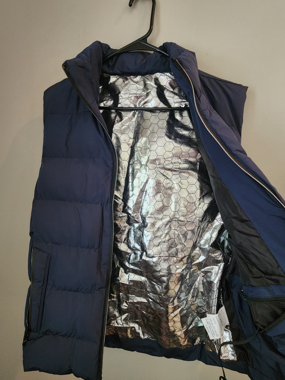 Women's Navy USB powered Vest